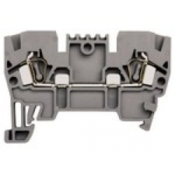 Клеммник пружинный 2,5мм.кв. (серый); YBK2,5