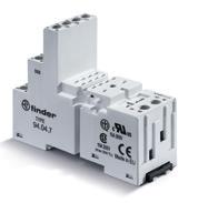 Розетка с винтовыми клеммами (с зажимной клетью) для реле 55.32, 55.34, таймера 85.02, 85.04; применяются модули 86.00, 99.02; в комплекте металлическая клипса 094.71; версия: синий цвет; сделано в России