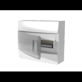 Бокс настенный Mistral41 12М прозрачная дверь (с клемм)