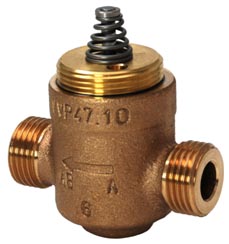 Регулирующий клапан, 2-ходовой, Kvs 1.6, Dn 10, шток 2.5