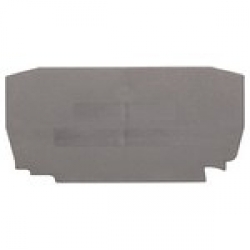 Концевой сегмент на клеммники YBK10, (серый); NPP YBK10