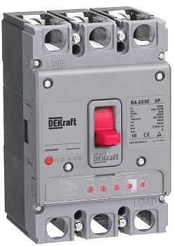 Силовой авт. выкл. с электрон. расц. 3P 125А 50кА ВА-333E