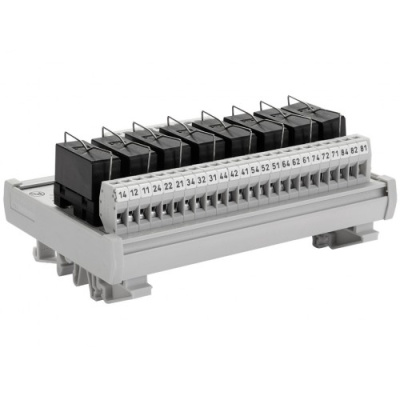 Релейный модуль двойной RMG 2-8 (24V AC/DC, 2 C/O, 5 A.)