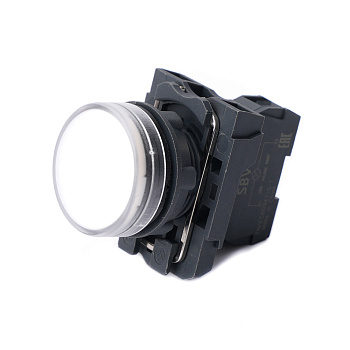 Сигнальная лампа SB5 в сборе модульная 22 мм белая 24В DC