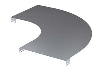 Крышка на угол горизонтальный 90 градусов, осн.400, R=300мм