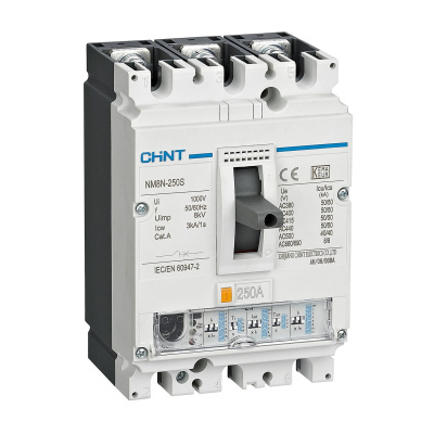 Авт. выкл. NM8N-250S EN 3P 63А 50кА с электронным расцепителем (R)(CHINT)
