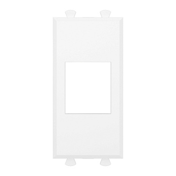 Адаптер без шторки для Keystone, "Avanti", "Белое облако", 1 модуль