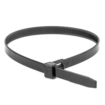 Хомут P6.6 многоразовый, белый 7,6x200