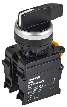 Переключатель длин. ручка 3 полож. возв. 2NO MASTER IEK