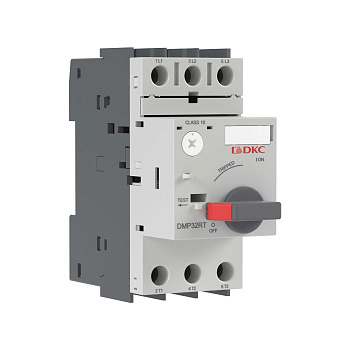 Автоматический выключатель защиты двигателя YON DMP32RT с уставкой 6.3-10A 3P 100kA