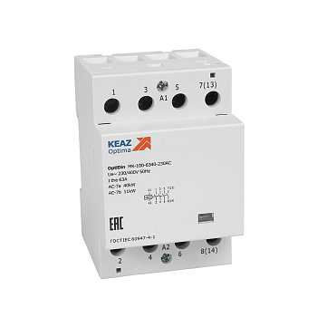 Контактор модульный OptiDin MK-100-6340-230AC