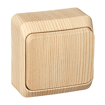 ЭТЮД О/У 1-клавишный ВЫКЛЮЧАТЕЛЬ 10 АХ, СОСНА, Россия