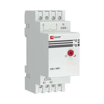 Фотореле на DIN-рейку с выносным датчиком  (ФР) 2-100Лк 25А 3000Вт EKF PROxima