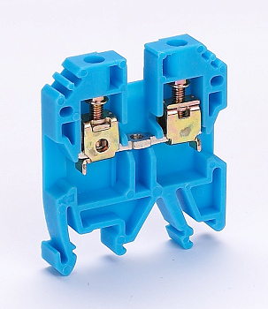 Зажим наборный 24А 2,5мм2 синий ЗН-101