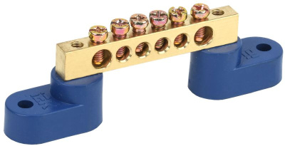 Шина нул.на двух угловой изол.ШНИ-6х9-12-У2-С ИЭК 