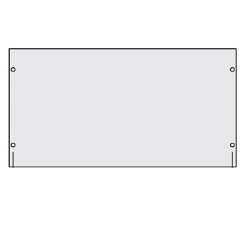 Панель сплошная, 19", высота 6 U