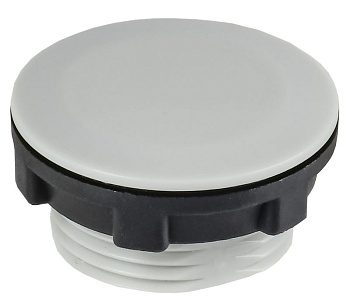 Заглушка для отверстия 22мм серая MASTER IEK