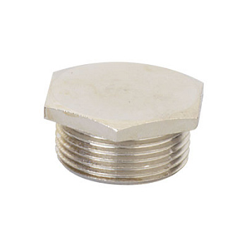 Заглушка M50x1,5, никелированная латунь