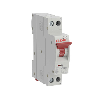 Компактный автоматический выключатель дифференциального тока YON max типа MDR, 1P+N, 30mA, 16A, хар-ка C, 6kA, тип А