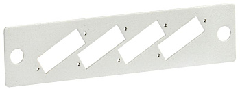 ITK Панель для 4-ех оптических адаптеров (SC-Duplex в 19" кросс)