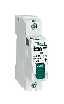 Авт. выкл. 1Р 50А х-ка C ВА-103 6кА нов.