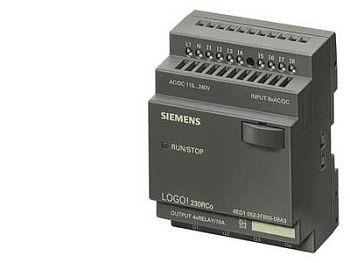 LOGO! 230RCO, ЛОГИЧЕСКИЙ МОДУЛЬ, БЕЗ ДИСПЛЕЯ, НАПРЯЖЕНИЕ ПИТАНИЯ/ВХОДЫ/ВЫХОДЫ: 230В/230В/РЕЛЕ, 8 ДИСКРЕТНЫХ ВХОДОВ/4 ДИСКРЕТНЫХ ВЫХОДА; ПАМЯТЬ НА 200 БЛОКОВ, РАСШИРЯЕМЫЙ ВНЕШНИМИ МОДУЛЯМИ 230В AC/DC