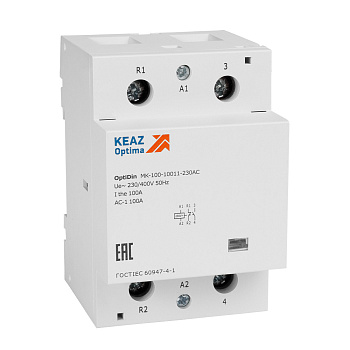 Контактор модульный OptiDin MK-100-8002-48AC